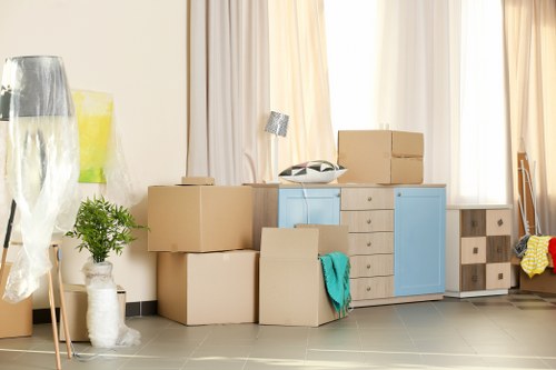 Man and van service beginning a local move in Finsbury Park