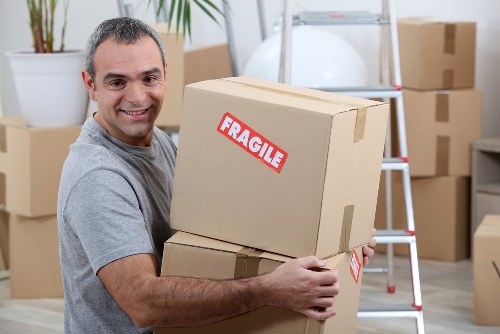 Selection of sturdy cardboard boxes for local house moves