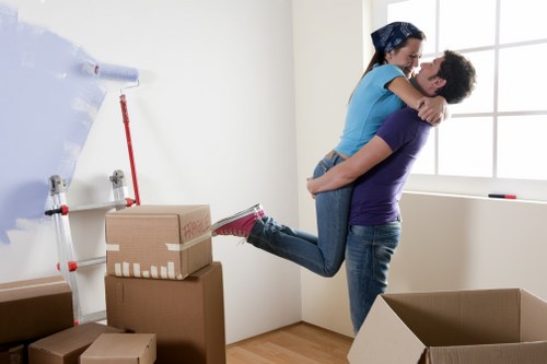 Packing and furniture handling for a house move in North London